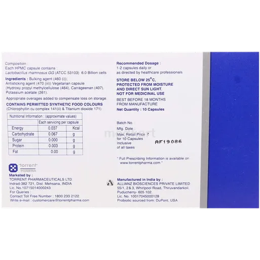 vizylac gg capsule 10's